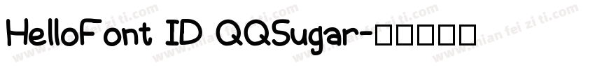 HelloFont ID QQSugar字体转换